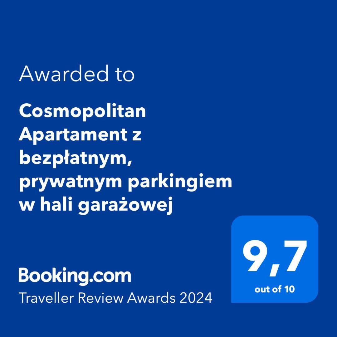 Cosmopolitan Apartament Z Bezplatnym, Prywatnym Parkingiem W Hali Garazowej Torun Exterior photo